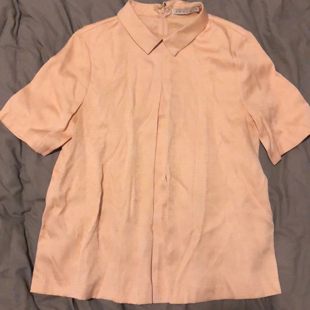 Pleated Blush Top